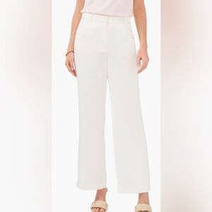 Vince Camuto White Cream Wide Leg Trousers Classic Women's Pants Size 6